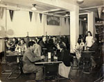 Students dining on campus. Date: March 21, 1943. Photographer/Artist: Hal Baird (Fredericksburg, VA).